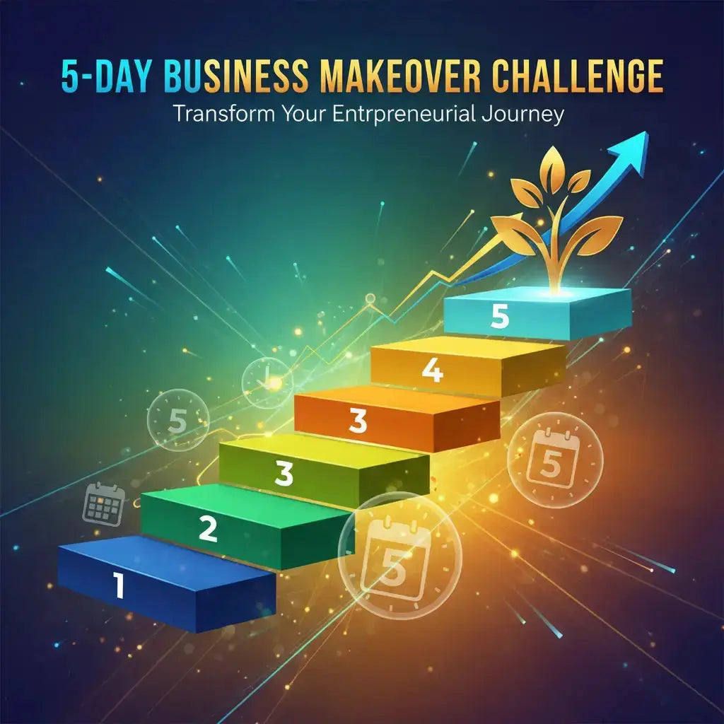 Transform Your Business in 5 Days: Join the Ultimate Business Makeover Challenge DIGITAL SHOWCASED