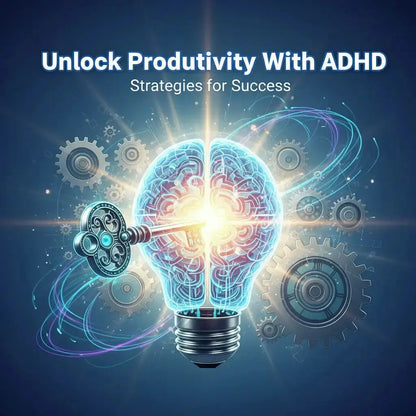 Unlock Productivity With ADHD: Interactive Workbooks, Audio Guides & Community Support Bundle DIGITAL SHOWCASED