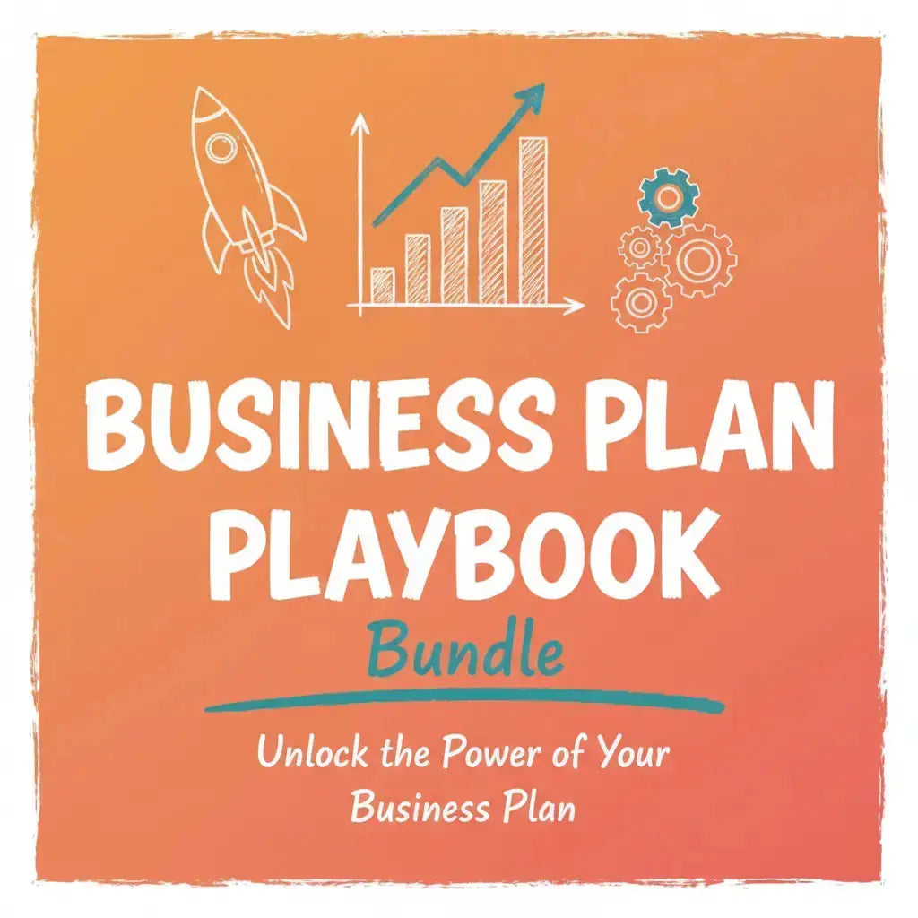 Your Business Plan Playbook Bundle: 5 Key Tools for Strategic Success DIGITAL SHOWCASED