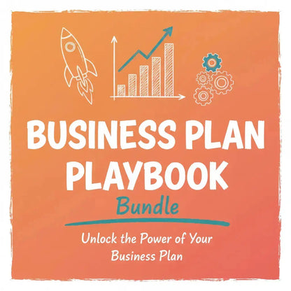 Your Business Plan Playbook Bundle: 5 Key Tools for Strategic Success DIGITAL SHOWCASED
