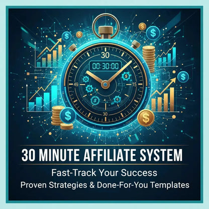 Affiliate Marketing System: Fast-Track Your Success With Proven Strategies & Done-For-You Templates Digital Showcased | Digital Side Hustles & Online Income Tools for Gen X (45–60)