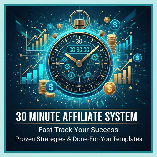 Affiliate Marketing System: Fast-Track Your Success With Proven Strategies & Done-For-You Templates Digital Showcased | Digital Side Hustles & Online Income Tools for Gen X (45–60)