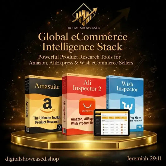 Global ecommerce intelligence suite: amasuite, Ali Inspector 2, Wish Inspector
