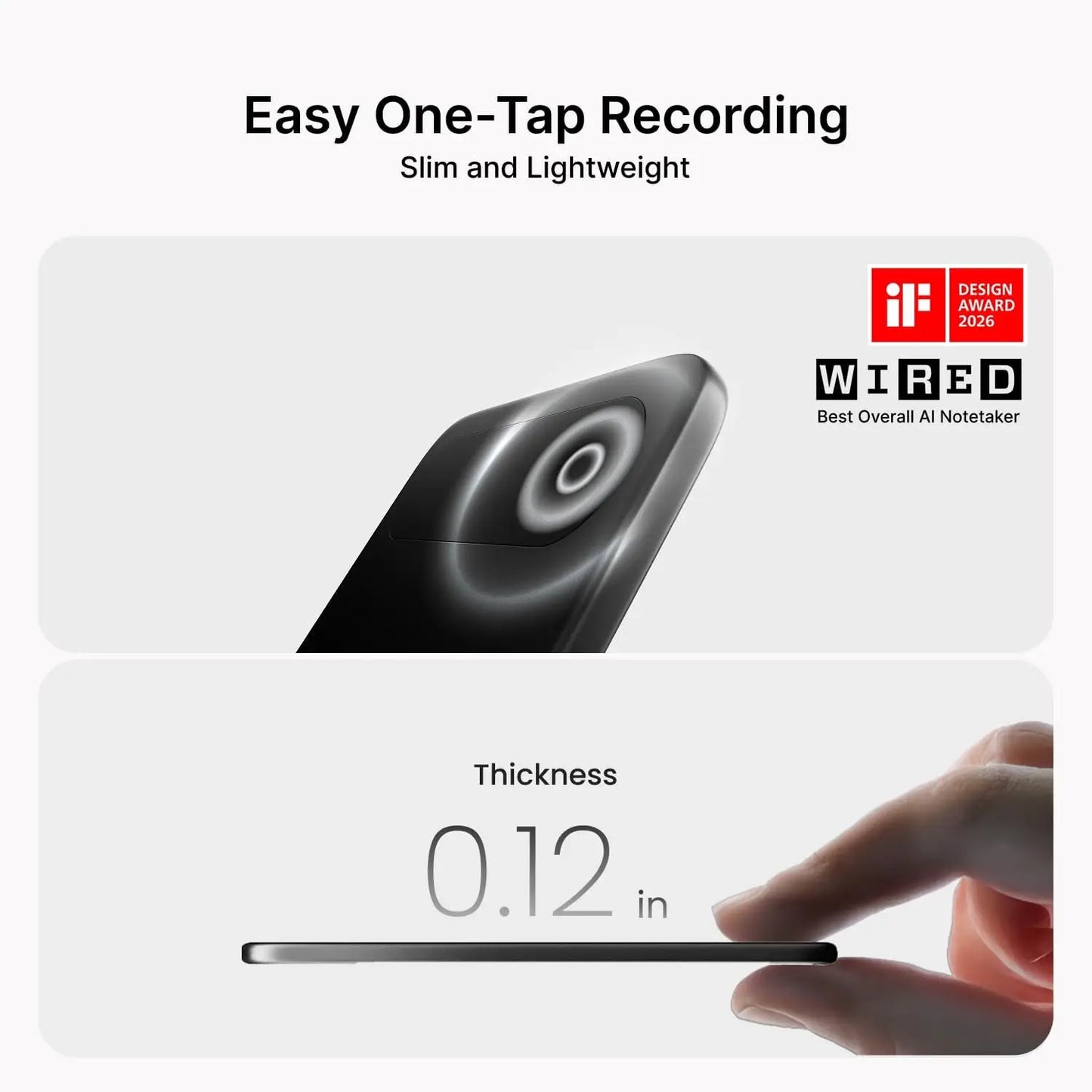 Black comulytic note pro voice recorder smartphone with slim design circular camera module and headphones jack on back