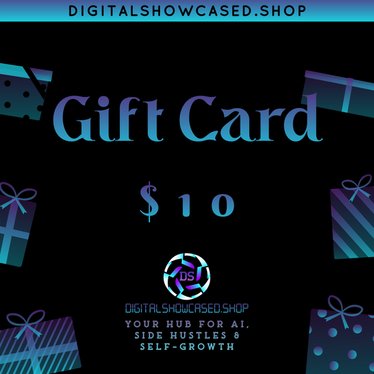 Digital Gift Card - Unlock Online Income Opportunities for Gen X with Instant Delivery Digital Showcased | Digital Side Hustles & Online Income Tools for Gen X (45–60)