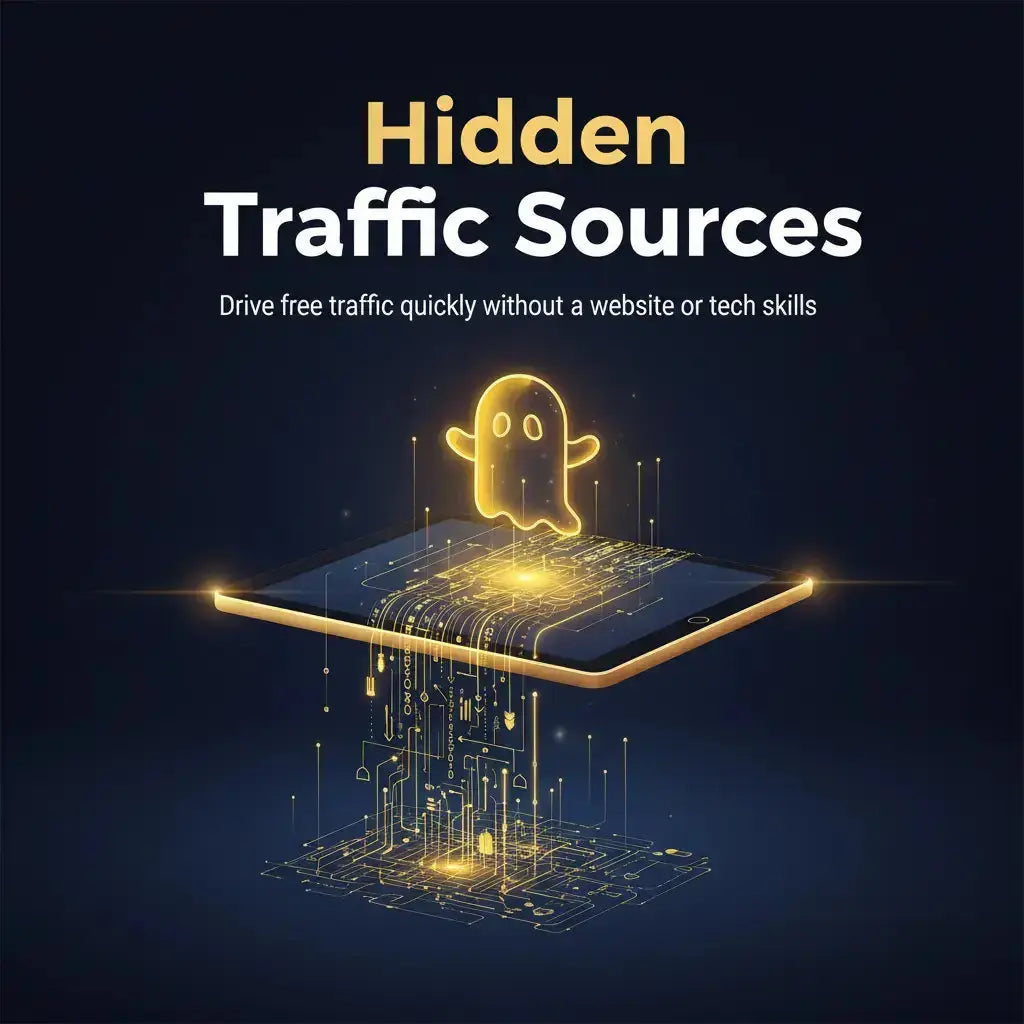 Hidden Traffic Ghost Pages: Discover What Others Have Missed Digital Showcased | Digital Side Hustles & Online Income Tools for Gen X (45–60)