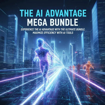 The AI Advantage Mega Bundle Digital Showcased | Digital Side Hustles & Online Income Tools for Gen X (45–60)