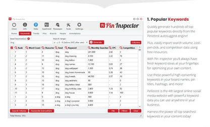 Pinterest Keyword Tool – Find Viral Keywords and Trends Fast AppBreed Tools
