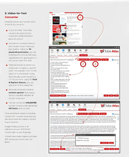 The youTube traffic intelligence stack by appbreed shows a digital interface for the tube atlas converter tool helping with youtube seo